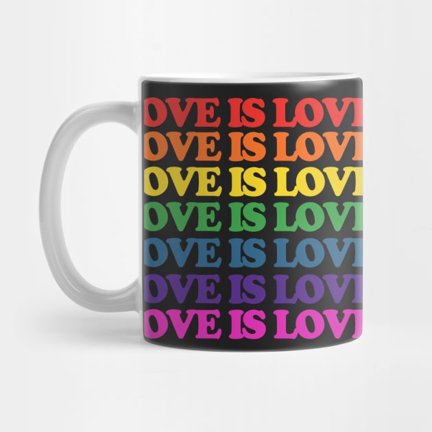 Love is Love rainbow by bubbsnugg